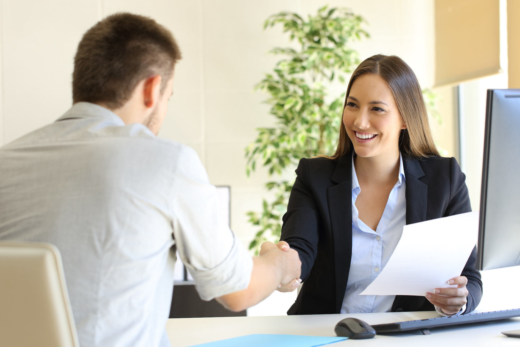 Successful job interview